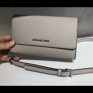 Michael Korda Grey Crossbody